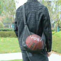 Bolsa De Hombro Ajustable Para Baloncesto En Malla Con Bolsillo Cremallera De Tela De Malla Monedero Para Deporte Unisex - details 6