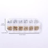 12Grillas De Perlas De Acrílico En Oro Y Plata Combos De Colores Metálicos Para Uñas Adornos Planos Y Semirredondos Para Joyería De Manicura Accesorios De Belleza - details 5