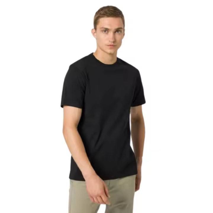 Camiseta Tiffosi para Hombre - Negra | Regular Fit | 100% Algodón | Tallas S-2XL - 1
