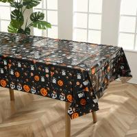Mantel Temático de Halloween en Aluminio - Diseño Festivo y Resistente - Varios Modelos Disponibles - Medidas 137 x 183 cm - Ideal para Decorar tu Mesa en Celebraciones de Halloween - details 1