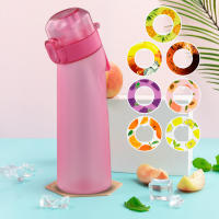 Botella De Agua Fragante De 650ML Con Manija Y 7 Cubos De Sabor Frutal Sin BPA Para Viajes Senderismo Escalada - details 3