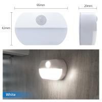 Lámpara De Noche LED Con Sensor De Movimiento Infrarrojo Pilas Incluidas Para Pasillo Escalera Armario Dormitorio Baño - details 10