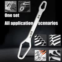 Llave Torx Universal Ajustable 3-17mm Dobles Cabezas Herramienta Manual Para Fábrica Autocerrajería Para Gafas Y Reparación De Bicicletas - details 1