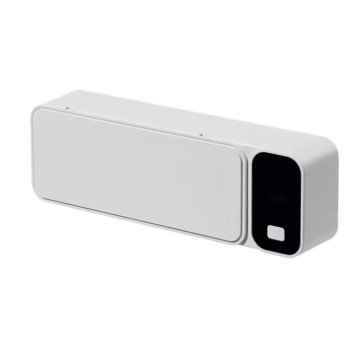 Sterilizador De Cepillo De Dientes UV Recargable Con Soporte De Pared Y Pantalla LED Para Baño Resistente a Perforaciones - 1