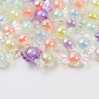 20pcs Abalorios De Acrílico AB Para La Fabricación De Joyas DIY Cuentas Espaciadoras Para Pulseras Collares Accesorios Hechos a Mano Tamaño 9x17mm - details 3