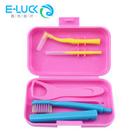 Kit De Cuidado Dental Portátil Para Viajes Limpieza Oral Con Cepillo Desmontable Interdental Y Afeitadora De Lengua Estuche De Almacenamiento - details 9