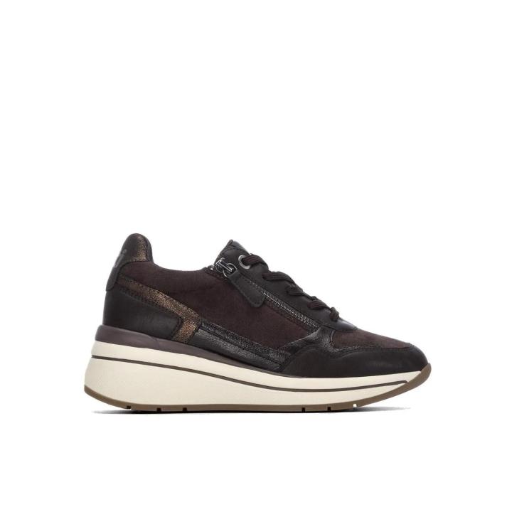 Sneakers xti 146169 women brown wedge casual603550005