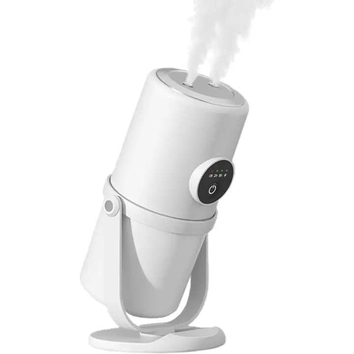 Humidificador, difusor de ambientador para coche, humidificador inteligente, pequeño, 280 ml, difusor de aceite esencial, humidificador para dormitorio, silencioso, doble conexión de niebla para - 1