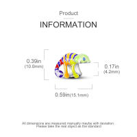 Encantadores Colgantes De Animales De Plata Para Mujer Joyería De Pulsera Y Collar Forma Irregular Sin Certificación - details 92