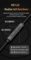 Auriculares De In-ear Conch HiFi Dinámicos Con Micrófono Y Reducción De Ruido Cable USB C Y 3.5MM Alta Performance Para HiFi Monitor Headset - details 11