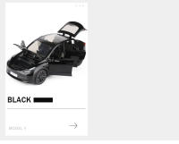Modelo De Coche Tesla Model Y Model 3 Model S De 1:24 En Aleación Con Sonido Y Luz Juguete Coleccionable Para Niños Regalo De Cumpleaños - details 3