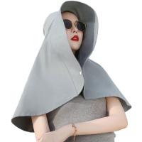 Gorro De Pescador Con Cubierta Facial Y Guardabarros Chaqueta De Sol Con Botón De Cierre Protección Solar Unisex Para Playa Primavera Y Verano Material Poliéster - details 2