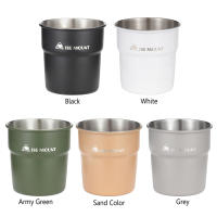 Taza De Acero Inoxidable 300ml Portátil Para Camping Viajes Y Senderismo Pila De Tazas De Café Leche Vino Y Cerveza - details 4