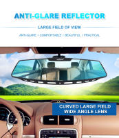 Espejo Retrovisor De Ancho SEAMETAL Para Coche Interior Espejo Retrovisor Curvo HD Antigolpe Universal Con Clip Para Auto Y Bebé - details 0