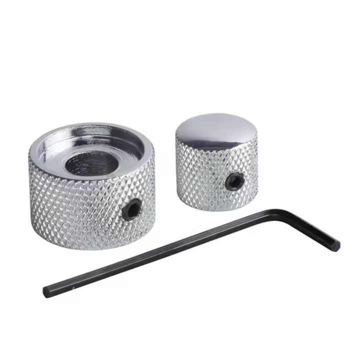 Pompa De Volumen Y Mezcla De Doble Concentricidad 2 En 1 Para Guitarra Eléctrica Con Tornillos Allen Botón Domado De Marca NoEnName_Null Origen Mainland China - 1