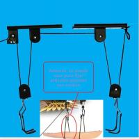 Soporte De Bicicleta Para Techo Montaje En Garage Estante De Almacenamiento De Acero Pulido Gancho De Soporte Para Bicicleta MTB - details 4