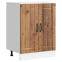 vidaXL Panel para lavavajillas Lucca madera contrachapada sonoma gris en color Gris sonoma/Gris hormigón/Negro y más - details 5