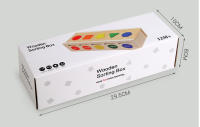 Juguete Educativo Montessori 2 En 1 Para Bebés Y Niños Con Cuentas Y Formas Juego De Aprendizaje De Colores Y Formas Caja Con Tapa Regalo Navideño Para Niños De 3 a 6 Años - details 12
