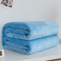 Manta De Felpa Coral Suave Y Cálida Para Camas Faux Fur Mink Tela De Plisado American Style Estilo Invierno Cubierta De Sofá Color Sólido Manta De Viaje Para Adultos - details 15