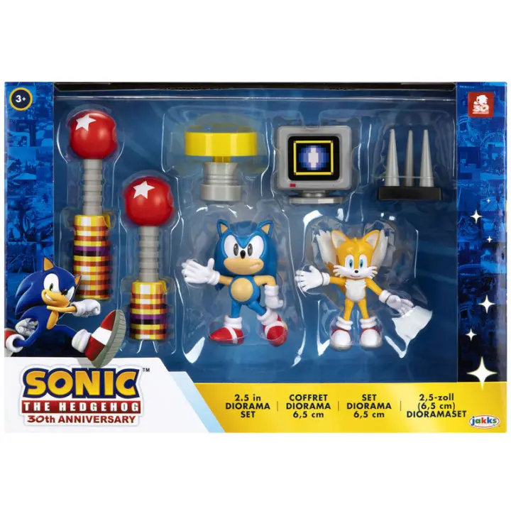 Blister diorama Sonic The HedgehogFigura  Coleccionable - Idea de Regalo- Mercancia Oficial - Juguetes para Niños y Adultos - Movies Fans - Muñeco para Coleccionistas y Exposición - 1