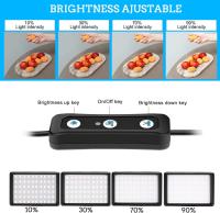 Luces LED para fotografía y vídeo, paquete de 2, Ci-Fotto regulable 5600K USB Luz de Fotografía continua con trípode y filtro de color para Estudio de fotografía, Youtube,grabación de vídeo, transmisión de juegos - details 0