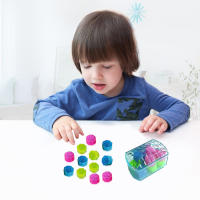 Juego Tradicional Coreano Gonggi De 12 Piezas Juguete De Colorido Alivio Del Estrés Divertido Para Niños Y Adultos Set De Piedras De Tiza En Caja - details 6