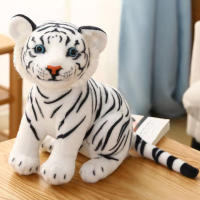 Muñeco De Peluche Realista De Leopardo Y León Juguete De Pantera Suave Para Bebés Regalo De Cumpleaños Para Niños - details 6
