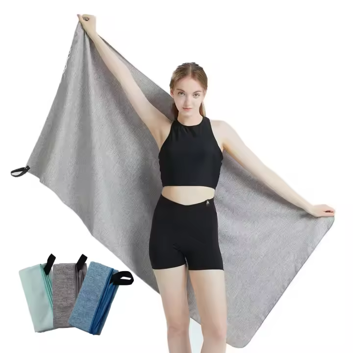 Toalla de microfibra de Secada para Gimnasio, equipo de entrenamiento de Secada para Sudor corporal, sin olor, Iones de Plata, M1 - 1