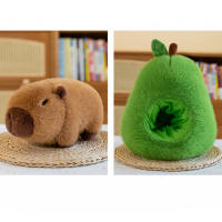 Muñeco De Peluche Capybara Aguacate Grande Almohada De Cojín Regalo Creativo Fruta Juguete Suave Para Cumpleaños Unisex - details 3