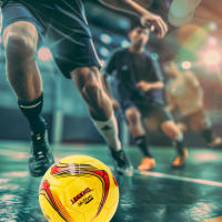 Aktive - Balón fútbol tamaño 5, cuero sintético resistente, costuras reforzadas y superficie optimizada, ideal para entrenamiento y partidos - details 5