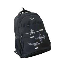 Mochila de Nailon EILV  (mod. 52317) Dimensiones 48x30x18 cm, espalda acolchada con tejido transpirable, impermeable, resistente. - details 1