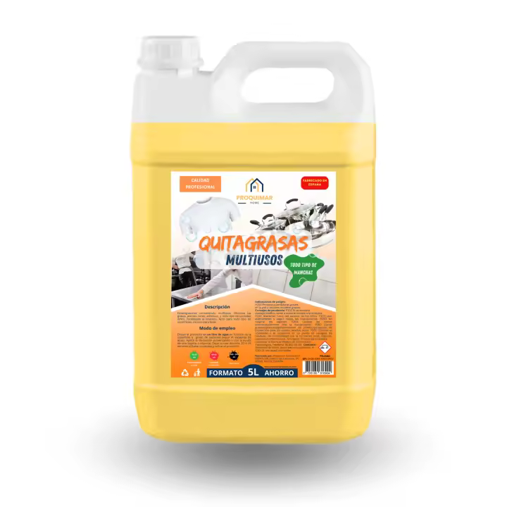 Desengrasante concentrado - uso profesional y doméstico - Extra fuerte - Formato ahorro 5 litros - 1