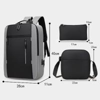 Mochila De Viaje Para Portátil Con Puerto USB Impermeable De Tela Oxford Negocios Mochila Estudiantil Para Portátil De 15.6 Pulgadas - details 3