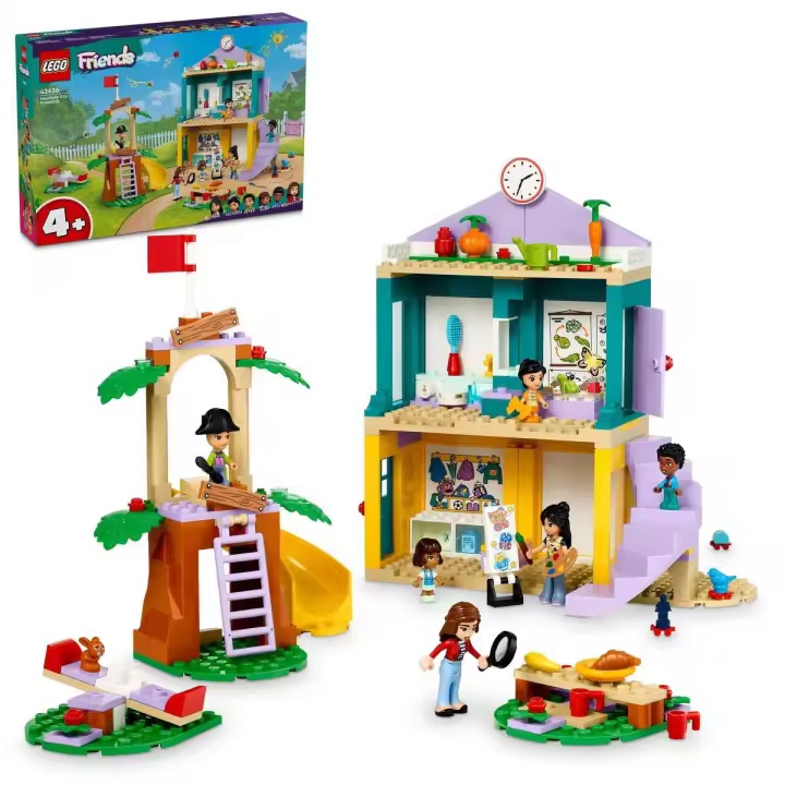 LEGO 42636 Friends Centro Preescolar de Heartlake City Set con aula, juego simbólico en guardería - 1