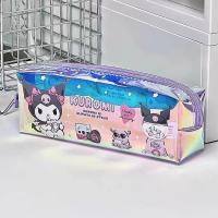 Estuche De Lápices Sanrio Black Beauty Cinnamon Melody Para Niñas Estudiante Organizador De Suministros Escolares Anime Bag - details 3