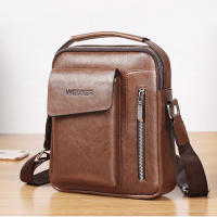 Bolso De Hombro Vintage Para Hombres Bolsos Cruzados Retro Con Cierre De Cremallera Bolsa De Mano De Nylon Para Occasiones Versátiles - details 20