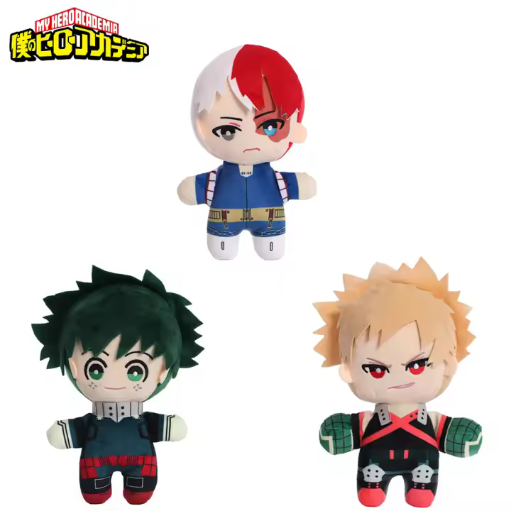 Peluche Anime My Hero Academia 15/23cm Muñeco De Peluche De Lzuku Midoriya Katsuki Bakugou Shouto Todoroki Para Niños Regalos - 1
