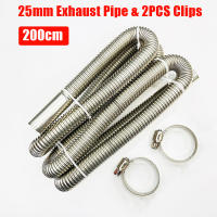 Pipes De Escape De Acero Inoxidable Para Calentador De Aire Diesel 200CM Tubo De Gas Ventosa Para Calentador De Coche Eberspacher Webasto - details 0
