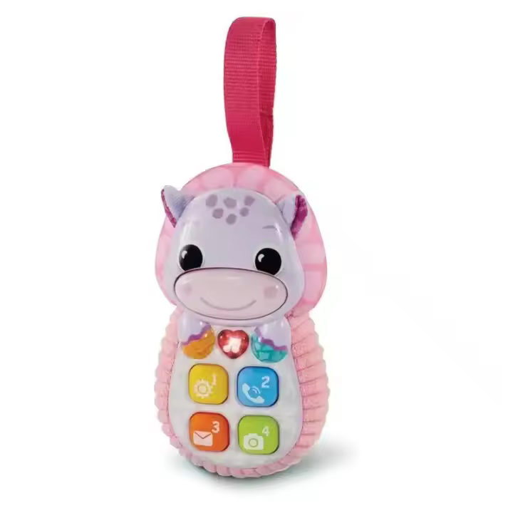 Teléfono infantil Hipo Pop It rosa estimulación sensorial 80-566857 VTECH - 1