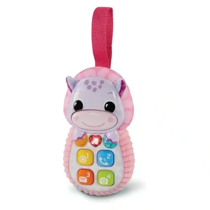 Teléfono infantil Hipo Pop It rosa estimulación sensorial 80-566857 VTECH - 1