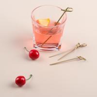 100pcs Palillos De Bambú Desechables Para Cócteles Forks De Fruta Barbecue Decoración De Fiesta Herramienta De Barra Eco-amigable Tamaño 9x0.3x0.3cm - details 14