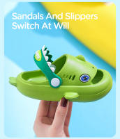 Zapatillas De Jardín Para Niños Protección De Dedos Antideslizantes Impermeables Megalodon Tiburón Casual Playa Verano Unisex - details 5