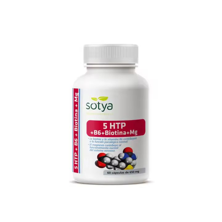 Triptofano 5-Htp 60Cap. - SOTYA - 1