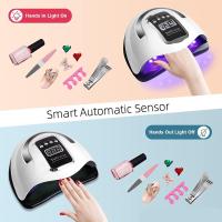 Secador De Uñas LED UV Profesional 280W Con Pantalla Táctil LCD Y 66 Bolas De Luz Tiempo De Secado Ajustable Para Manicura Y Gel De Pólo En Salón - details 2