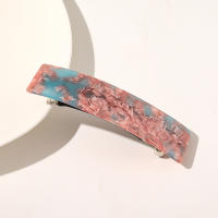 Pins De Pelo De Moda Clips Leopardo Y Marmol Texturizado Geométrico Para Mujer Accesorios De Cabello Barretas Decorativas - details 6