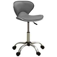 vidaXL Taburete de Salón de Belleza de Cuero Sintético Asiento Trabajo Color Negro,  Gris,  Crema y mas - details 1