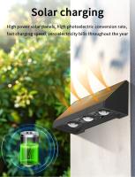 Luz Solar Exterior IP54 Impermeable Bombilla LED Automática Para Iluminación Nocturna Jardín Patio O Balcón Luz De Pared Contemporánea Solar Powered - details 3