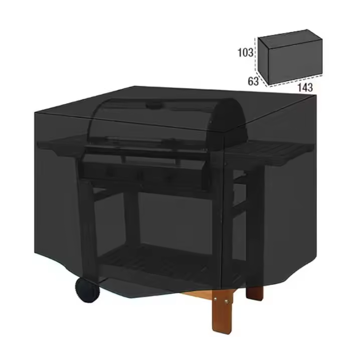 Funda cubre barbacoas 103x143x63 cm. - 1