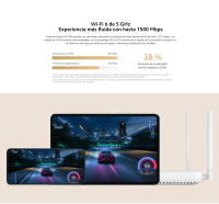 Xiaomi Router AX1500, Wi-Fi 6 de 5 GHz, Puertos Gigabit Ethernet autoadaptables, Aceleración gaming en smartphones Xiaomi - details 3