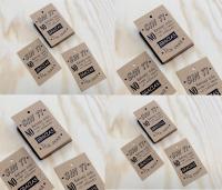 50 tarjetas de agradecimiento para detalles de invitados de boda comuniones bautizo tarjetas kraft con mensaje Sin ti no hubiera sido lo mismo Gracias por venir medida de 4 x 6 cm - details 2